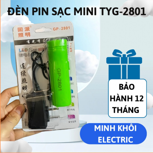 Đèn pin sạc TYG-2801,đèn pin mini,đèn pin nhỏ gọn,đèn pin giá rẻ,đèn pin led sạc điện,đèn pin cầm ta