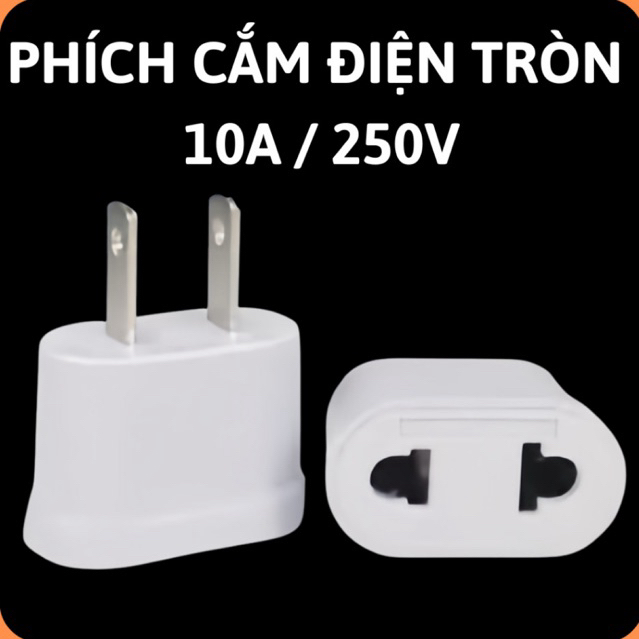 Phích cắm điện tròn nổi Tiến Thành PN3-1222 (10A / 250V),phích cắm tròn,phích cắm nổi,phích điện dân
