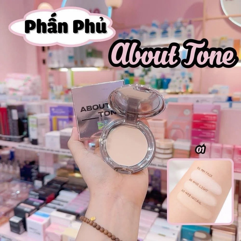 Phấn phủ aboutone mã mới tone 1 2