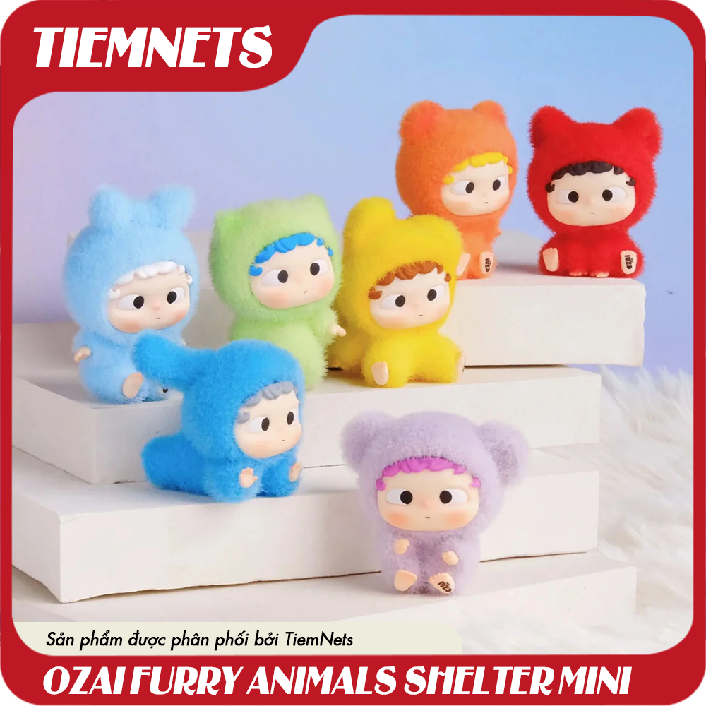 MÔ HÌNH BLIND BOX OZAI FURRY ANIMALS SHELTER MINI - HEYONE
