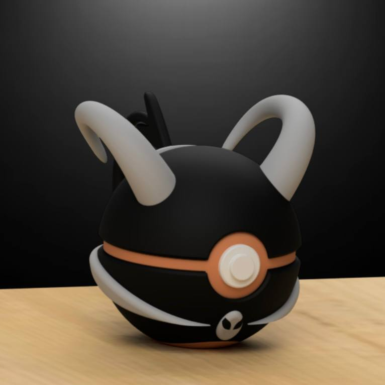 Mô hình Pokeball Houndoom Fdm