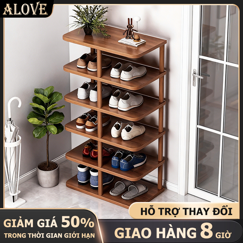 Kệ để giày nhiều tầng kệ giày đơn giản phong cách hiện đại tiết kiệm không gian dùng cho gia đình