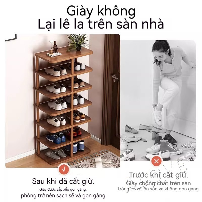 Kệ để giày nhiều tầng kệ giày đơn giản phong cách hiện đại tiết kiệm không gian dùng cho gia đình | BigBuy360 - bigbuy360.vn