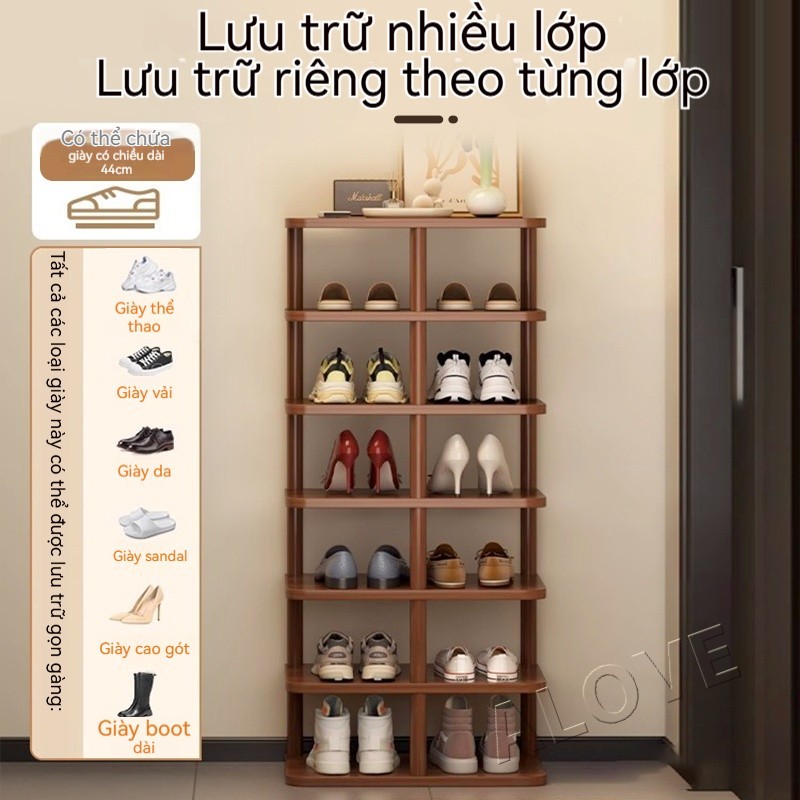 Kệ để giày nhiều tầng kệ giày đơn giản phong cách hiện đại tiết kiệm không gian dùng cho gia đình | BigBuy360 - bigbuy360.vn
