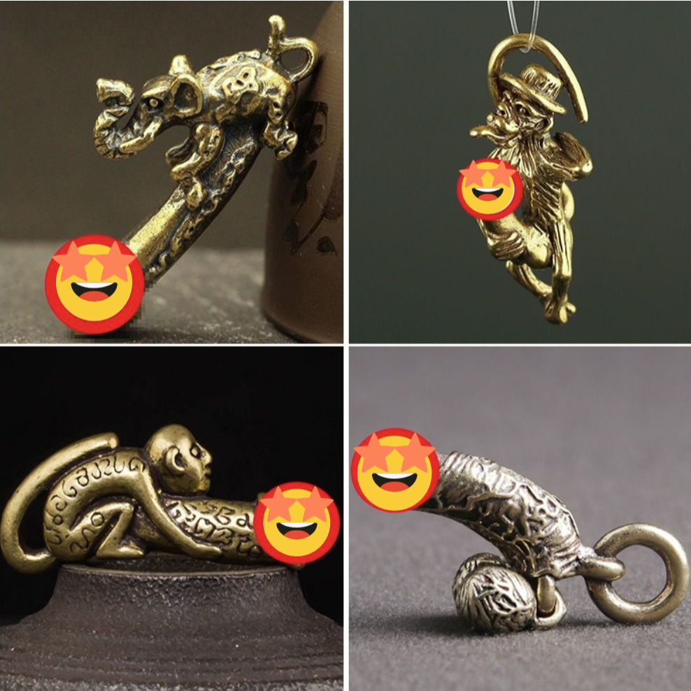 Móc Khóa Đồng Thau Kiểu Dáng Con Người Piter