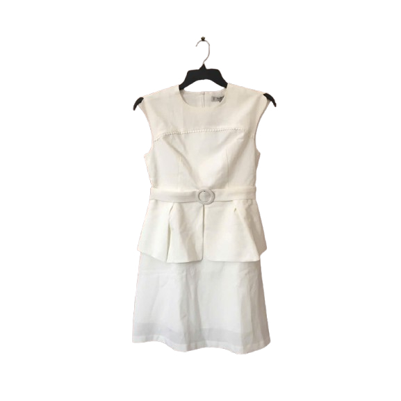 Đầm Peplum trắng 20Again size L