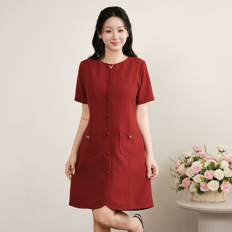 Đầm Anna - Better EM - đầm dáng suông freesize - kiểu dáng thanh lịch phù hợp từ 45-82kg