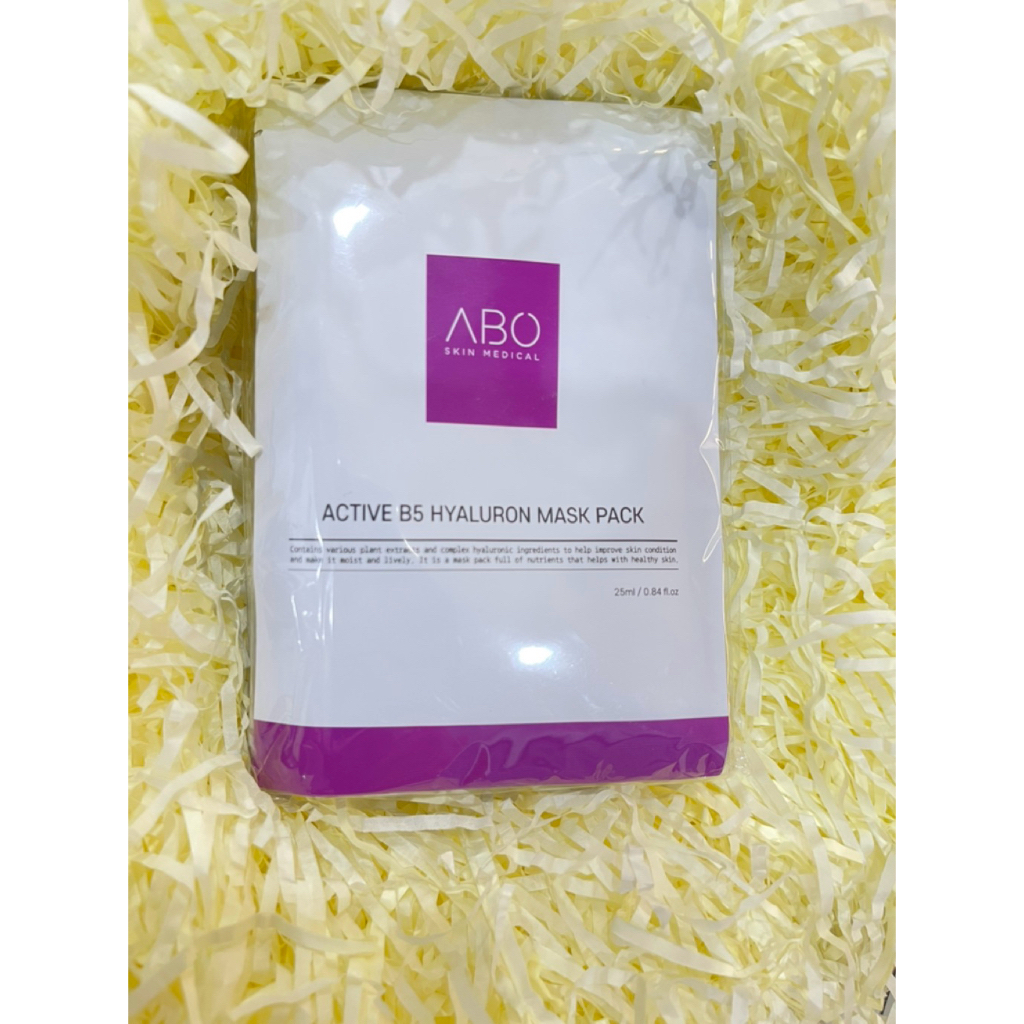 Mặt nạ ABO ACTIVE B5 HYALURON MASK PACK – Cấp ẩm & làm dịu da