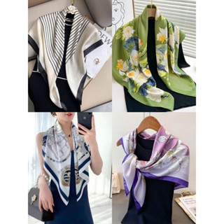 Khăn Lụa Vuông SIZE 90x90 [ Chuẩn Hàng Đẹp - Nhiều Màu]