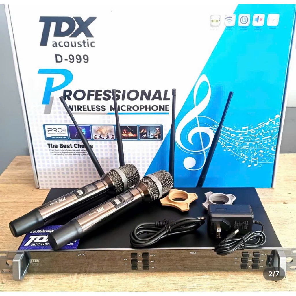 Mic TDX D999 Mới Chất Âm Hay, Hát Nhe, Tiếng Mic Đầy Đặn