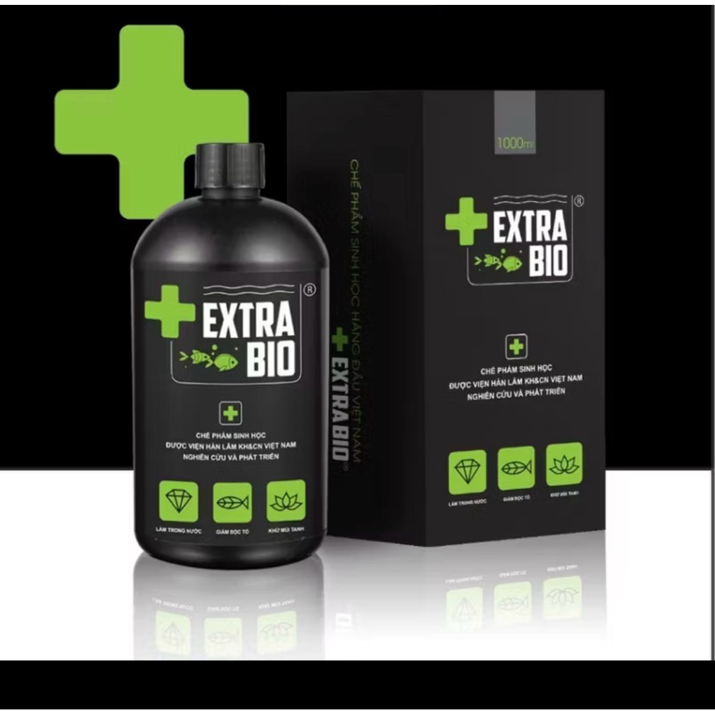 Men Vi Sinh Extra Bio làm trong nước bể cá 250ml, 500ml vi sinh extra bio 250ml