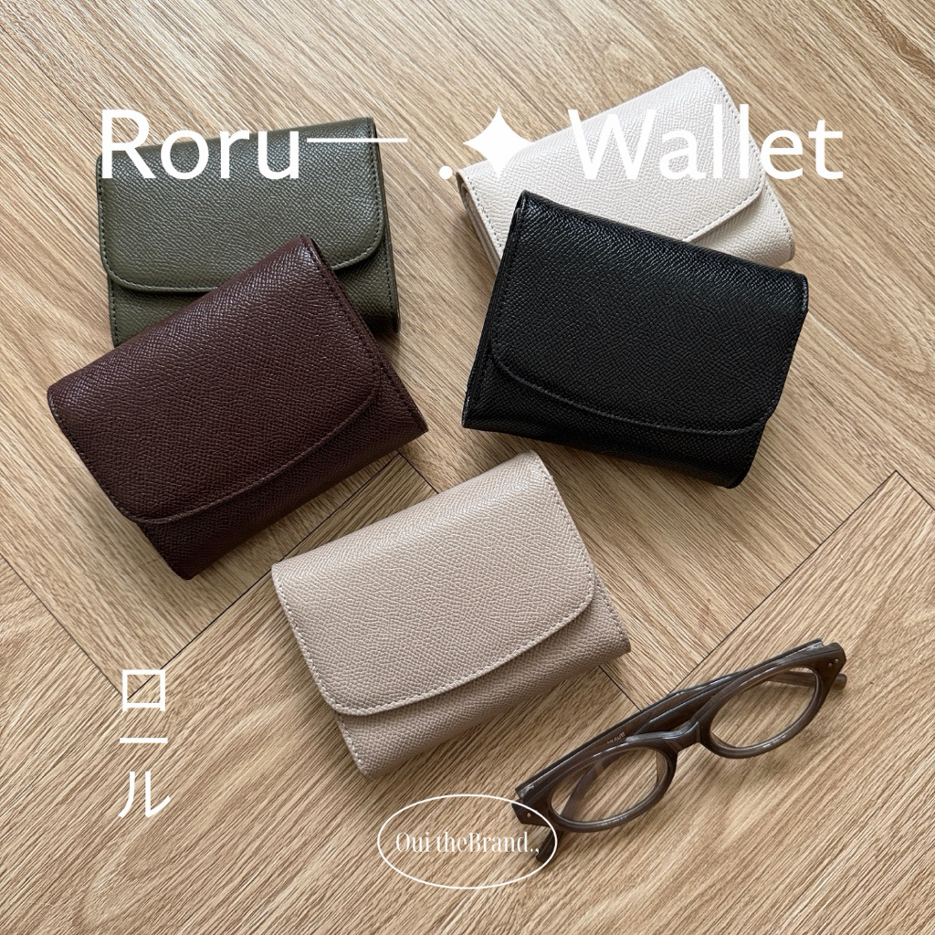 𝗥𝗼𝗿𝘂 ロール 𝗧𝗿𝗶𝗳𝗼𝗹𝗱 𝗪𝗮𝗹𝗹𝗲𝘁 - Ví Gập Ba Cao Cấp RORU ( Ouithebrand )