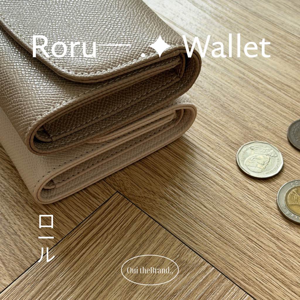 𝗥𝗼𝗿𝘂 ロール 𝗧𝗿𝗶𝗳𝗼𝗹𝗱 𝗪𝗮𝗹𝗹𝗲𝘁 - Ví Gập Ba Cao Cấp RORU ( Ouithebrand ) | BigBuy360 - bigbuy360.vn