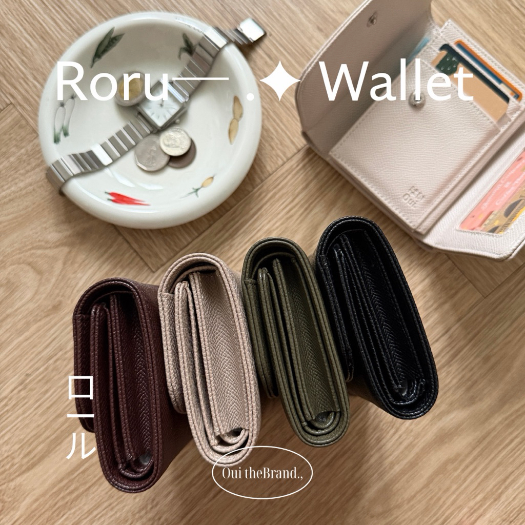 𝗥𝗼𝗿𝘂 ロール 𝗧𝗿𝗶𝗳𝗼𝗹𝗱 𝗪𝗮𝗹𝗹𝗲𝘁 - Ví Gập Ba Cao Cấp RORU ( Ouithebrand ) | BigBuy360 - bigbuy360.vn