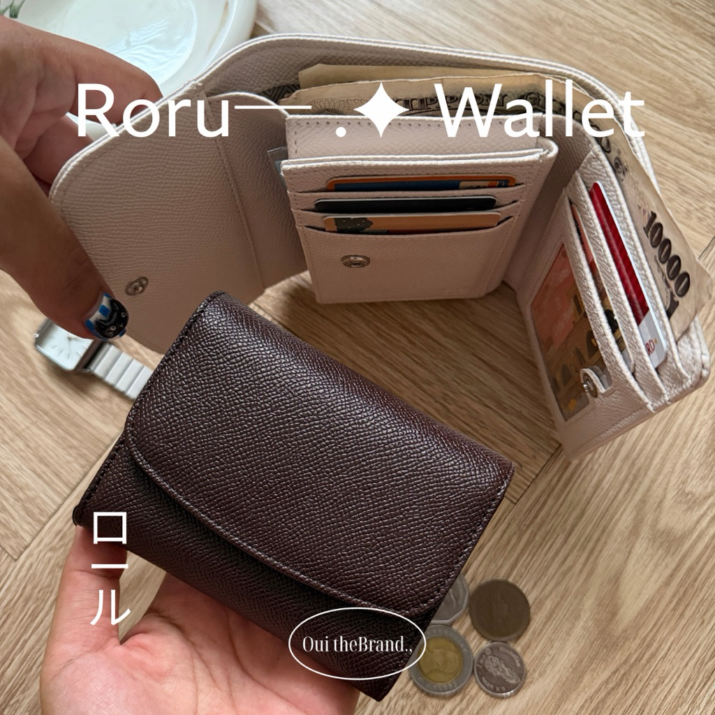 𝗥𝗼𝗿𝘂 ロール 𝗧𝗿𝗶𝗳𝗼𝗹𝗱 𝗪𝗮𝗹𝗹𝗲𝘁 - Ví Gập Ba Cao Cấp RORU ( Ouithebrand ) | BigBuy360 - bigbuy360.vn