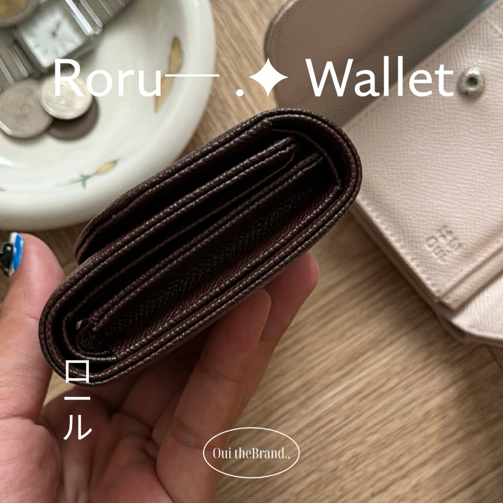 𝗥𝗼𝗿𝘂 ロール 𝗧𝗿𝗶𝗳𝗼𝗹𝗱 𝗪𝗮𝗹𝗹𝗲𝘁 - Ví Gập Ba Cao Cấp RORU ( Ouithebrand ) | BigBuy360 - bigbuy360.vn