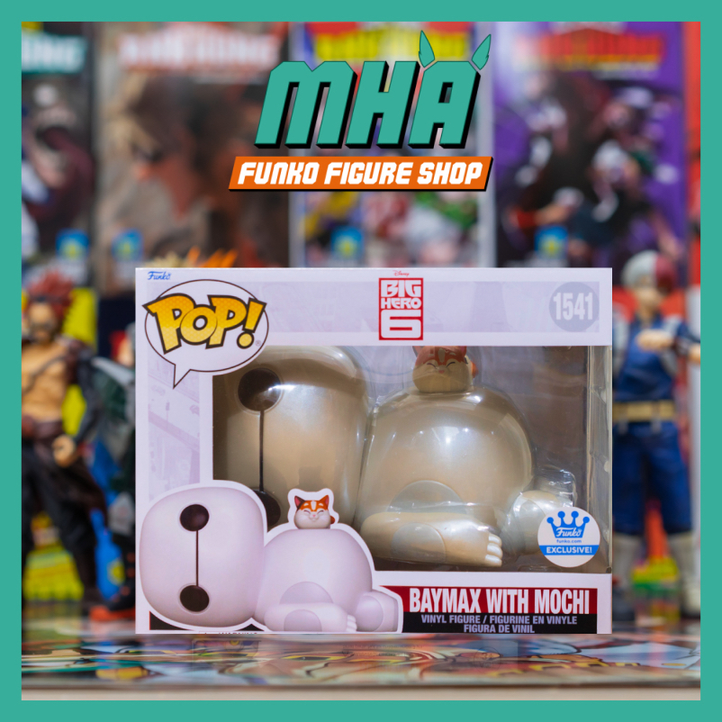 Chính Hãng Funko Pop Disney Big Hero 6 : Baymax with mochi #1541 - Tem Funko Shop Exclusive