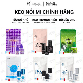  Keo Nối Mi Thuý Hà khô nhanh khô chậm Ít Cay Siêu Bền Không Kén Thời Tiết Dụng cụ nối mi Thuý Hà 