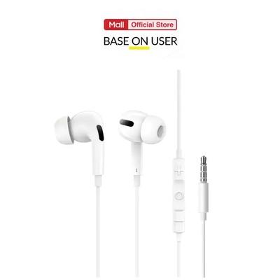 Tai nghe nhét tai jack cắm 3.5mm Baseus Encok H18 tích hợp micro chất liệu ABS siêu bền, dài 110cm
