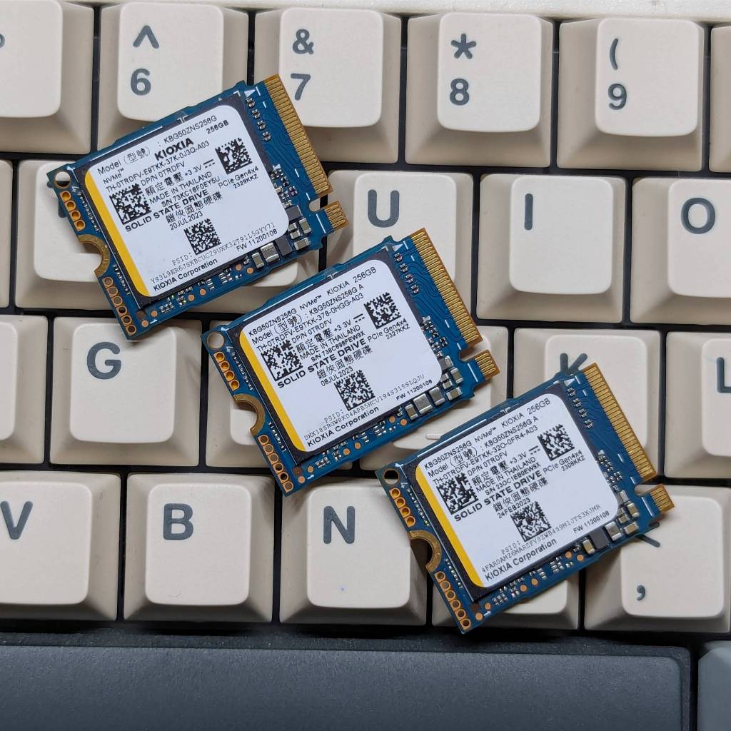 Ổ cứng SSD M.2 NVMe 2230 256GB (Samsung/WD/SK Hynix/Kioxia/SSSTC) Gen 3x4, Gen 4x4 | Likenew