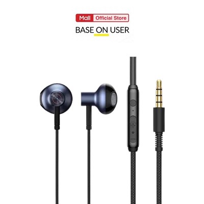 Tai nghe có dây Baseus H19 có mic đàm thoại chất lượng cao,âm thanh sống động 6D, , đeo êm tai, dây dài 120cm