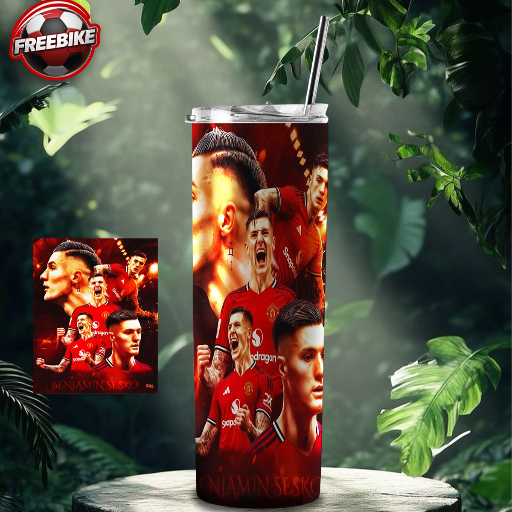 LY GIỮ NHIỆT QUÀ TẶNG HÀNG CAO CẤP BẰNG THÉP KO RỈ IN HÌNH  Benjamin Sesko