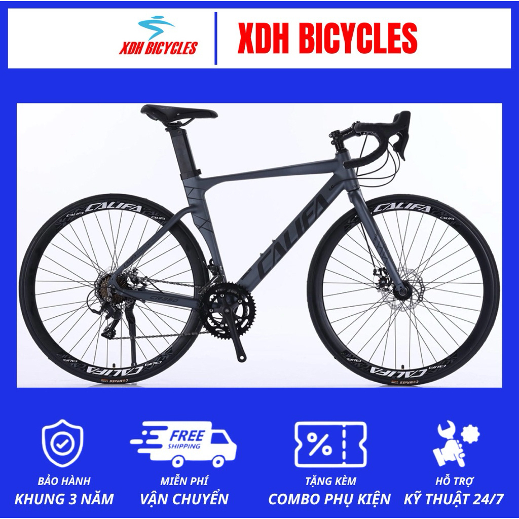 Xe Đạp Đua Road CALIFA CR350 Bánh 700C Mới Nhất