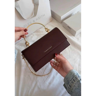 (auth) túi cầm tay đi tiệc CK6-10840559-A kèm bill