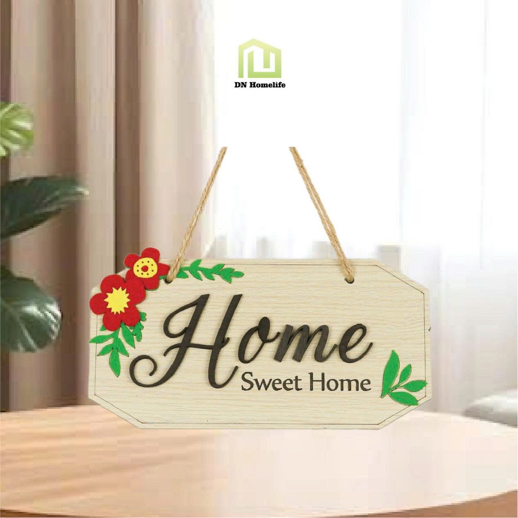 Bảng gỗ Home sweet Home Siêu dễ thương