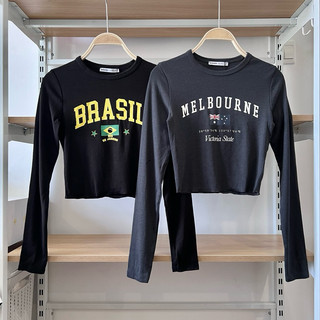 [ SALE] Áo thun croptop Bershka Authentic