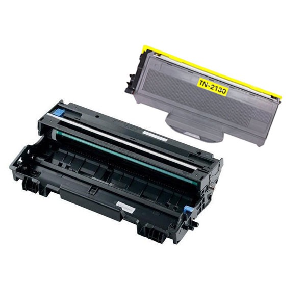 COMBO Cụm trống/ drum + Hộp mực máy in Brother HL-2140, MFC-7340, DCP-7030/ DR 2125+ TN2130 in đẹp r