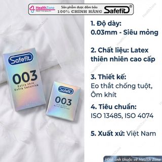 BAO CAO SU SAFEFIT SIÊU MỎNG 003 - Siêu Mỏng 0.03mm