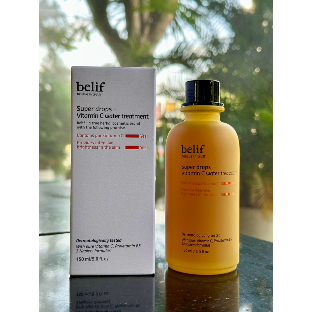 (Tem LG ViNa date 4/2028) - 150ml - Nước dưỡng cấp ẩm chuyên sâu làm sáng da belif Super Drops Vitam