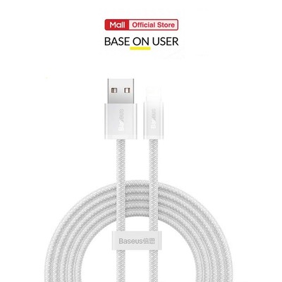 Cáp sạc nhanh 2.4A Baseus Dynamic USB to IP dùng cho 14 trở xuống, dây dù siêu bền dài 1m/2m