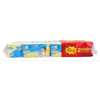 (12 Cuộn) Giấy Cuộn Vệ Sinh E'mos Classic 2 Lớp