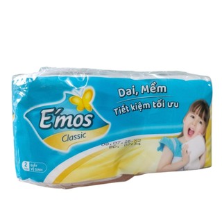 (12 Cuộn) Giấy Cuộn Vệ Sinh E'mos Classic