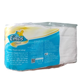 (12 Cuộn) Giấy Cuộn Vệ Sinh E'mos Classic