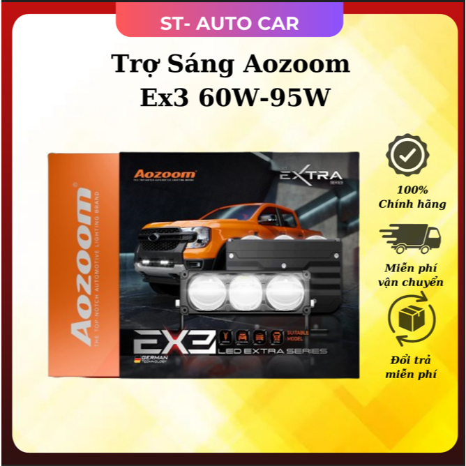 Aozoom EX3 trợ sáng công suất cao thế hệ mới