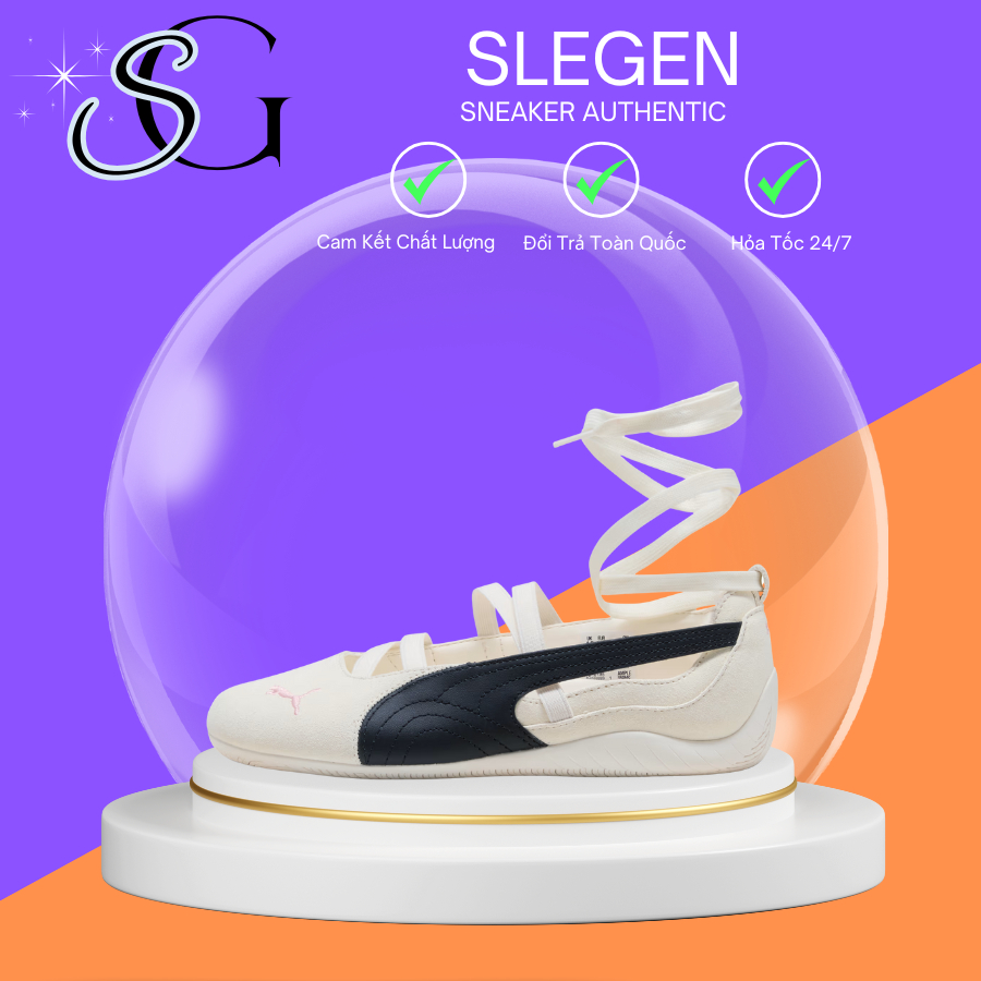 Giày Puma Ballet x Rose chính hãng, Puma Búp Bê real full box