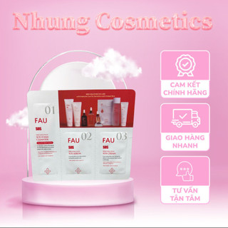  Sample FAU SOS Skin Solution 3in1 Sữa rửa mặt - Serum - Kem dưỡng 