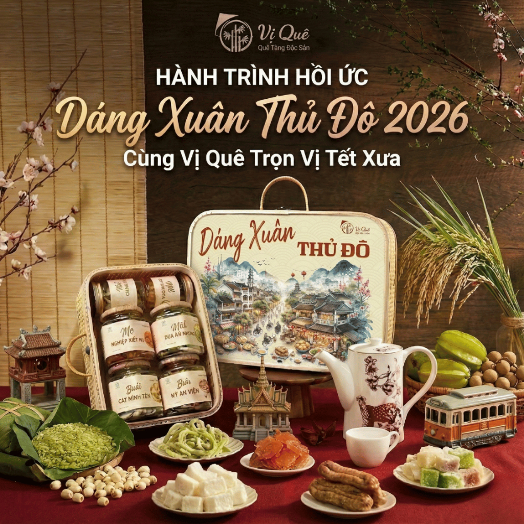 Giỏ quà tết 2026 - Vị Quê -DÁNG XUÂN THỦ ĐÔ-duoc-ban-tai-Vị Quê - Quà Tặng Đặc Sản