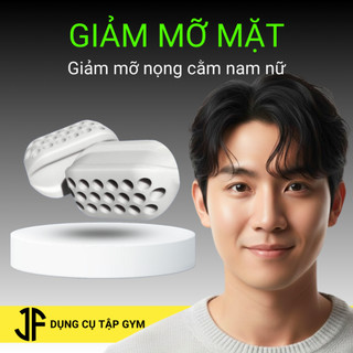 Viên tập cơ hàm JAWFIT hỗ trợ thon gọn mặt giảm mỡ nọng cằm cải thiện mặt lệch chất liệu silicone an toàn màu đen 10g