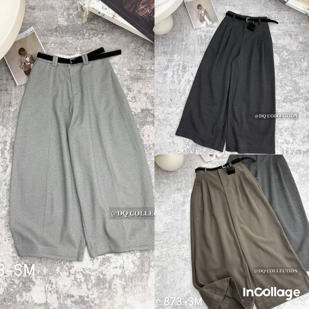 [ Hàng QC Loại 1 ] Quần Kaki Dạ Xếp Ly Ống Rộng   Hàng QC Cao Cấp 2025  - Halinh Shop