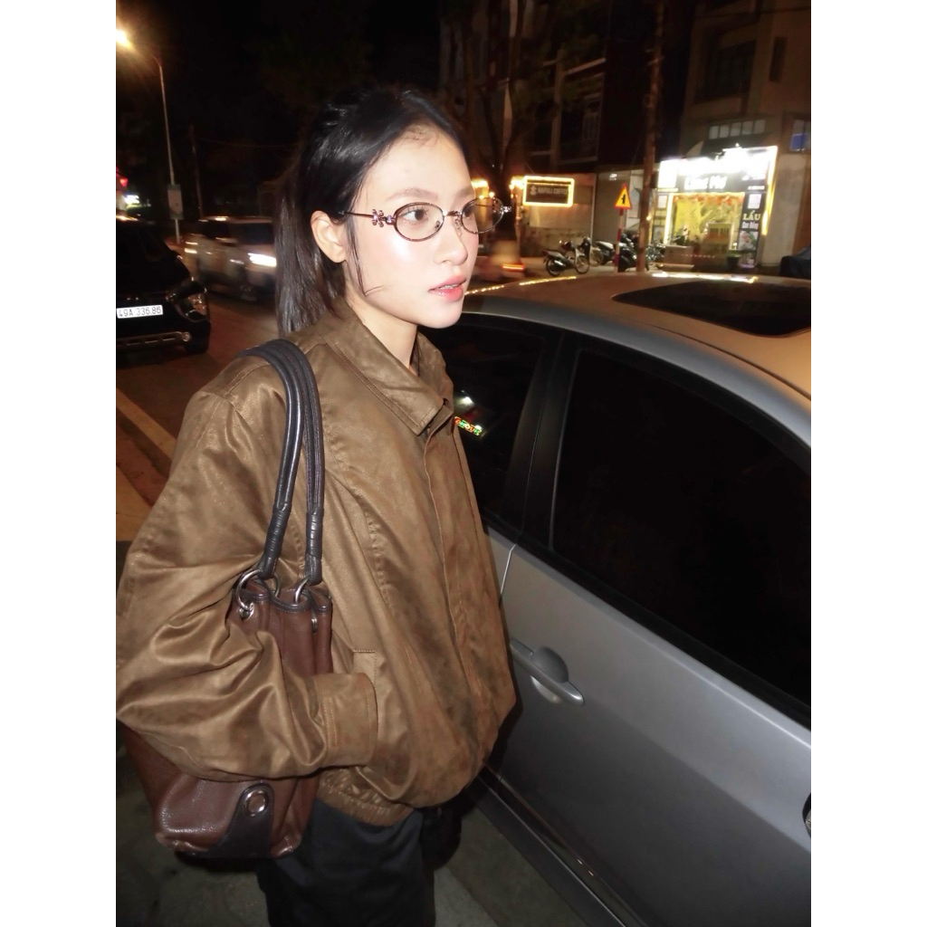 Áo khoác Nhung cổ bẻ - Aufra studio