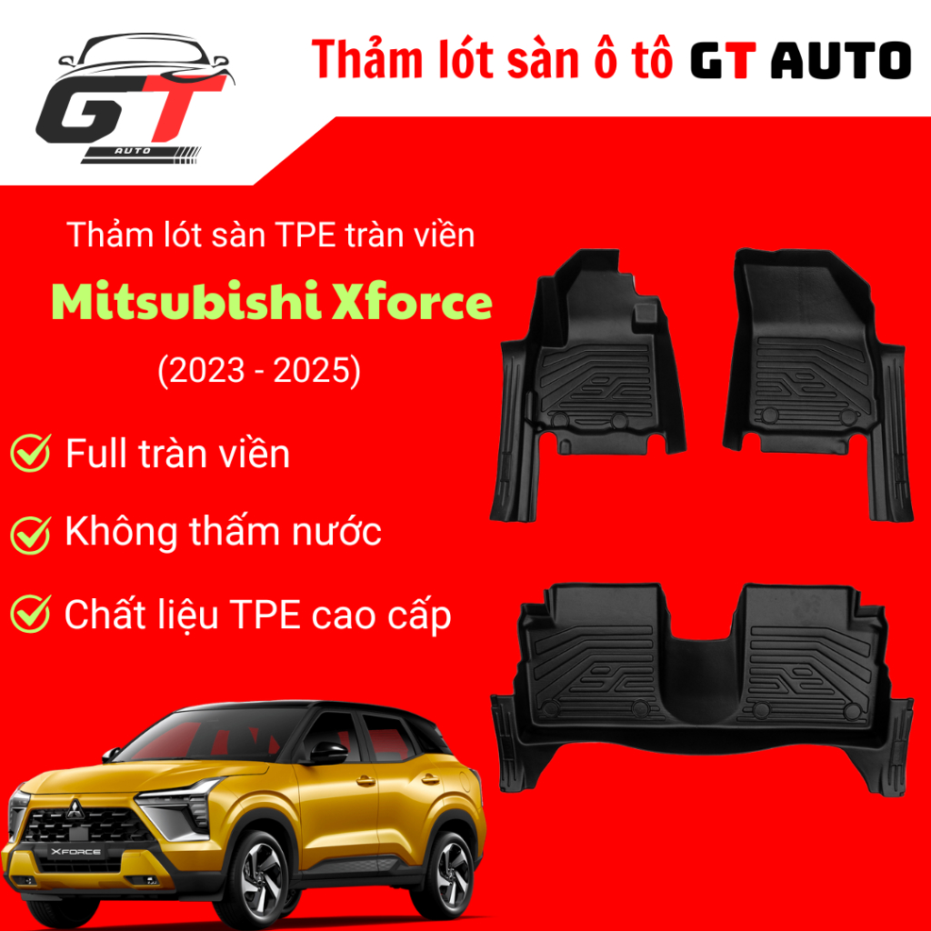 Thảm Lót Sàn Ô Tô TPE Khuôn Đúc Mitsubishi Xforce