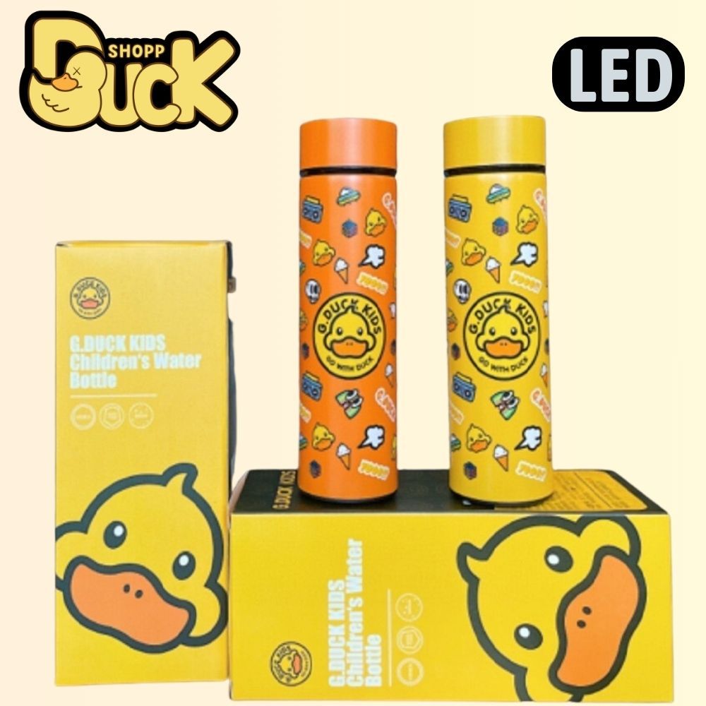 Bình Giữ Nhiệt Nóng Lạnh G.Duck Hiển Thị Nhiệt Độ Thông Minh - 500ML Thép 304 Không Gỉ - Giữ Nhiệt Thực Phẩm
