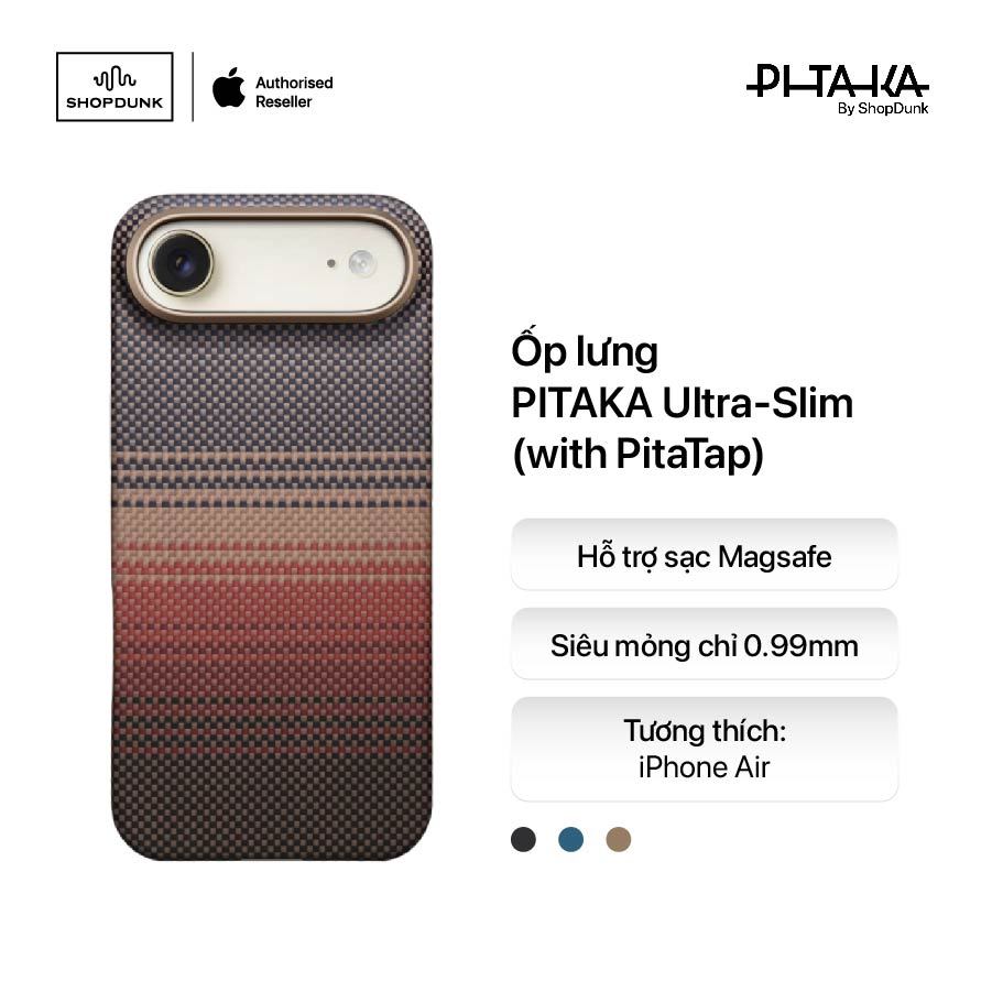 Ốp lưng PITAKA Ultra-Slim (with PitaTap) cho iPhone Air