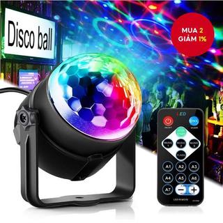    GIÁ TỐT ONLINE  Đèn led 7 màu vũ trường đèn chớp trang trí sân khấu đèn quẩy bar xoay 360 độ 