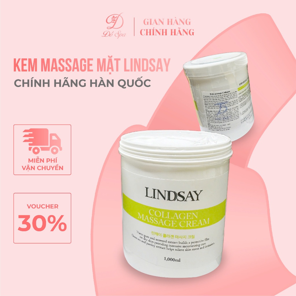 Kem Massage Collagen Lindsay Chính Hãng Nhập Khẩu Hàn Quốc