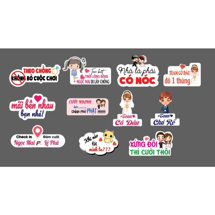 hagtag chụp ảnh đám cưới